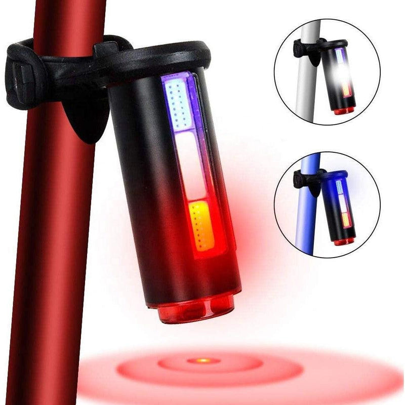 Load image into Gallery viewer, RIDE CYCLING USB RECHARGEABLE TAIL LIGHT CYLINDER DESIGN
