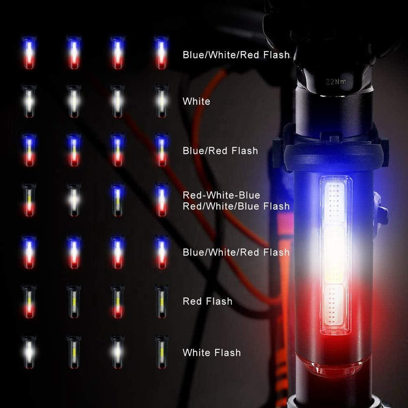 Load image into Gallery viewer, RIDE CYCLING USB RECHARGEABLE TAIL LIGHT CYLINDER DESIGN
