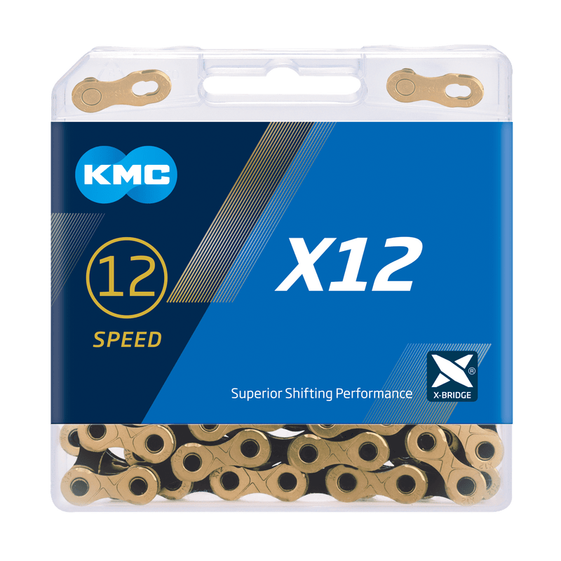 Load image into Gallery viewer, Bicycle Chain | X12 Ti-N GOLD (12 Speed) - MADOVERBIKING -  KMC
