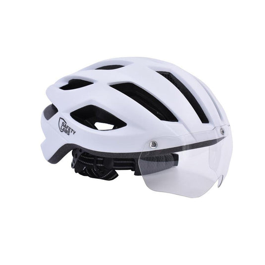 Safety Labs FLR EXPEDO Helmet (White) - MADOVERBIKING