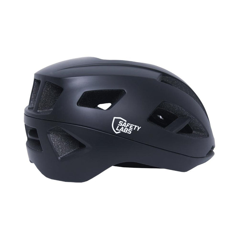 Load image into Gallery viewer, Safety Labs X-EROS 2.0 Road Cycling Helmet (Matt Black) - MADOVERBIKING
