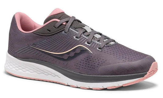 Saucony Girls Guide 14 Kids Running Shoes (BLUSH/GREY)