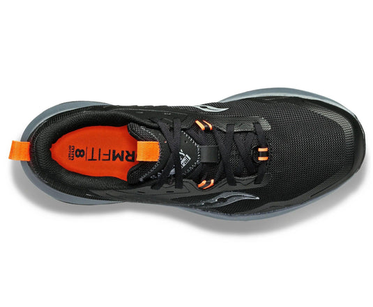 Saucony Mens Running Shoes - Blaze TR (Black/Viziornge) - MADOVERBIKING