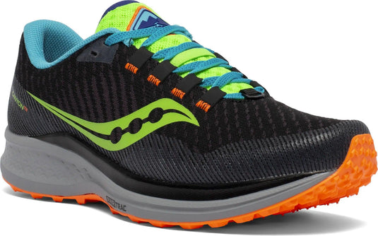 Saucony Mens Trail Running Shoes - Canyon Tr (Future Black) - MADOVERBIKING