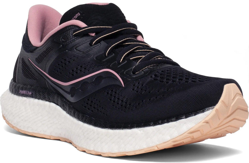 Load image into Gallery viewer, Saucony Womens Running Shoes - Hurricane 23 (Black/Rosewater) - MADOVERBIKING
