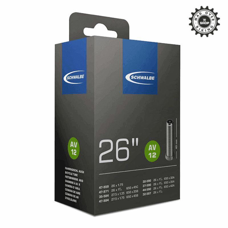 Load image into Gallery viewer, Schwalbe Av12 Schrader Valve Inner Mtb Tube (27.5 X 1.30-1.75)
