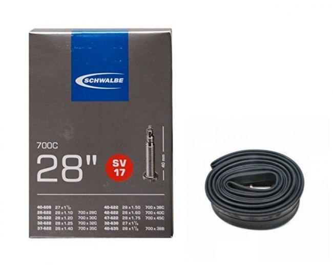 Load image into Gallery viewer, Schwalbe Sv17 Presta Valve 40Mm Inner Tube For Road Bike (700X28C-45C) - MADOVERBIKING

