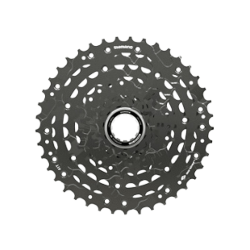 Load image into Gallery viewer, Shimano Cues CS-LG400-9 Linkglide 9 Speed Cassette SHIMANO MADOVERBIKING
