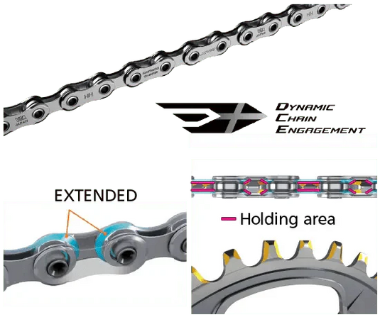 Shimano Deore CN-M6100 126 Links for HG 12-Speed Chain SHIMANO MADOVERBIKING