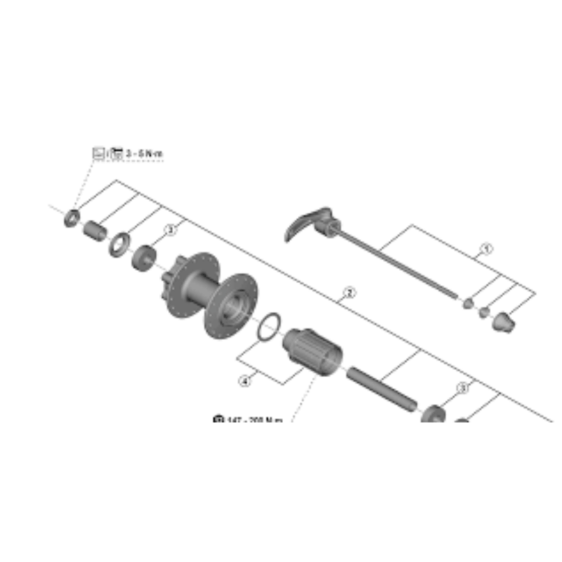 Load image into Gallery viewer, Shimano FH-QC400 Complete Freewheel Body SHIMANO MADOVERBIKING
