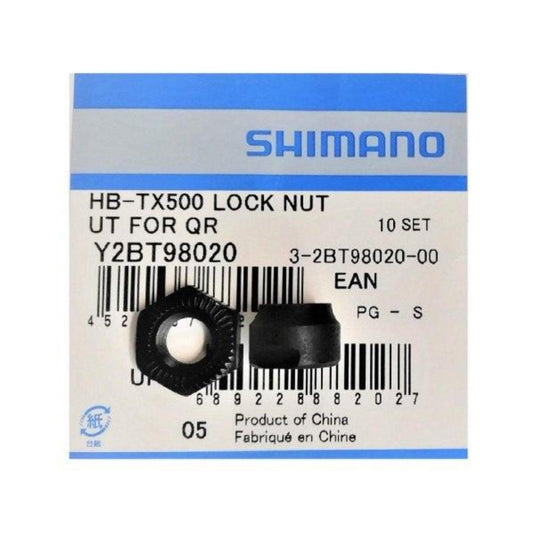 Shimano HB-TX500 QR Lock Nut Unit SHIMANO MADOVERBIKING
