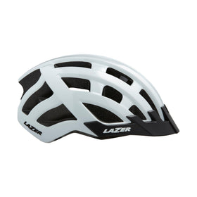 Shimano Lazer Compact Road Cycling Helmet (White)