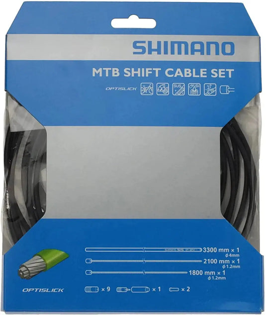 Shimano MTB Shift Cable Set (Optislick, Front/Rear Derailleur) SHIMANO MADOVERBIKING
