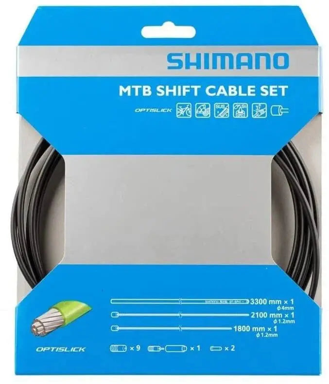 Load image into Gallery viewer, Shimano MTB Shift Cable Set (Optislick, Front/Rear Derailleur) SHIMANO MADOVERBIKING
