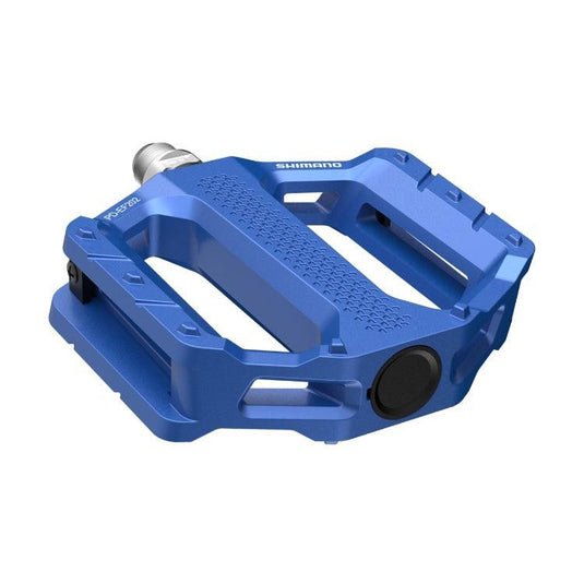 Shimano Pd-Ef202 Flat Pedal For Everyday Riding (Blue) - MADOVERBIKING