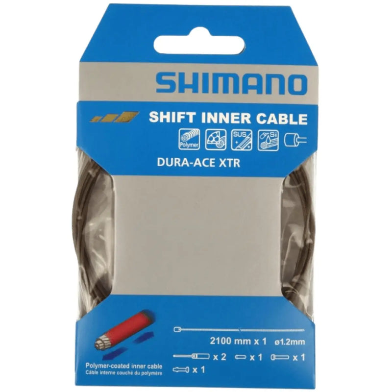 Load image into Gallery viewer, Shimano Polymer Coated Shift Inner Cable SHIMANO MADOVERBIKING
