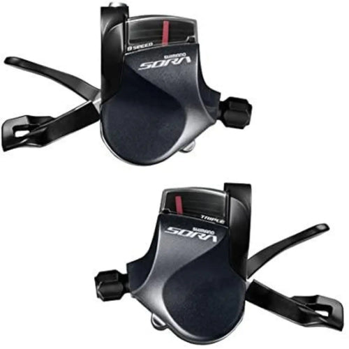 Shimano Sora SL-R3000 Flat Bar Road Shift Lever Set 2x9-Speed SHIMANO MADOVERBIKING