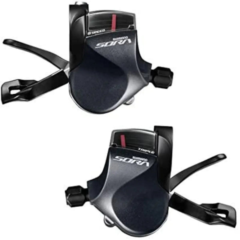 Load image into Gallery viewer, Shimano Sora SL-R3000 Flat Bar Road Shift Lever Set 2x9-Speed SHIMANO MADOVERBIKING
