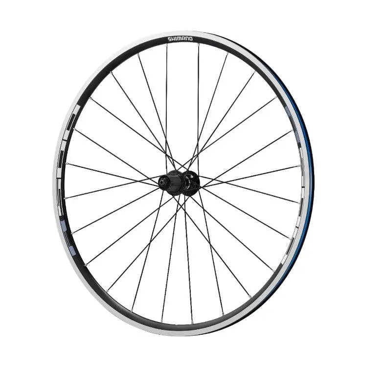 Load image into Gallery viewer, Shimano Tiagra WH-R501-CL Clincher Rim Brake Wheelset w/Monotone Sticker SHIMANO MADOVERBIKING
