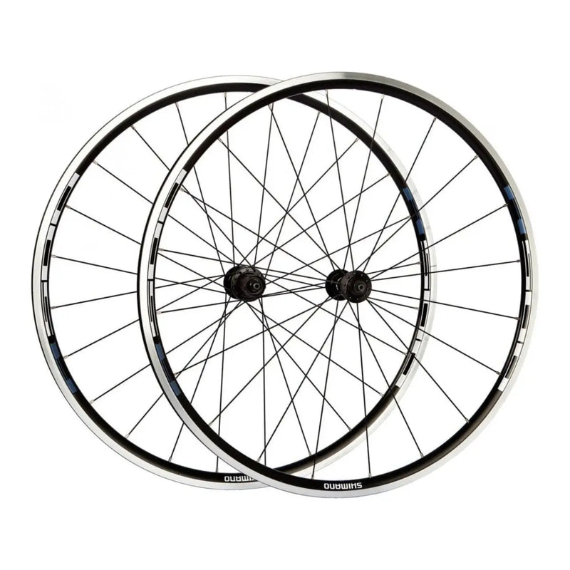 Load image into Gallery viewer, Shimano Tiagra WH-R501-CL Clincher Rim Brake Wheelset w/Monotone Sticker SHIMANO MADOVERBIKING
