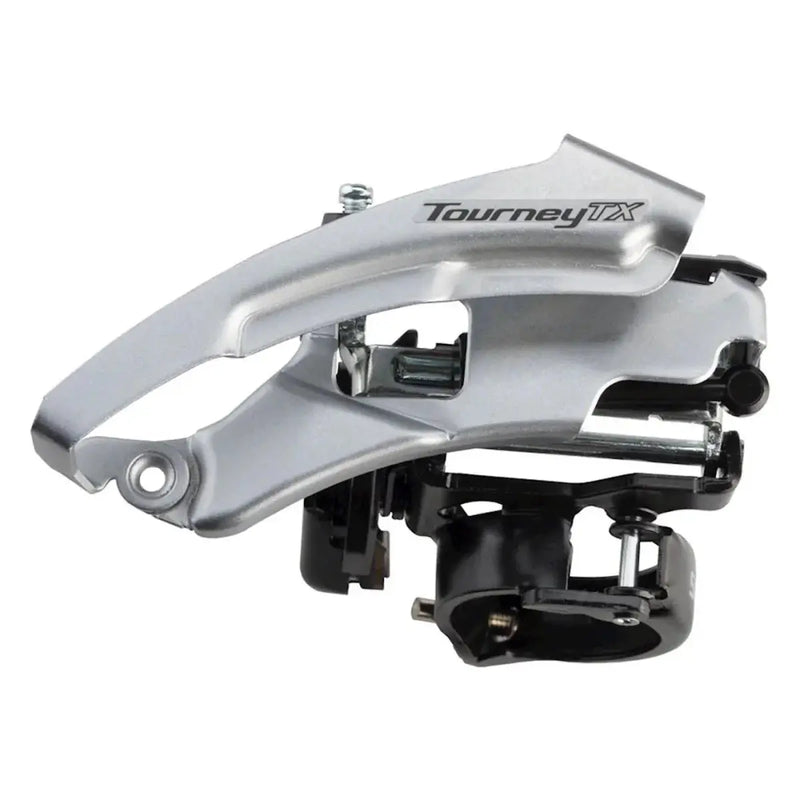 Load image into Gallery viewer, Shimano Tourney TX FD-TX800 Top-Swing Clamp Band Mount 3X8/7-Speed Front Derailleur SHIMANO MADOVERBIKING
