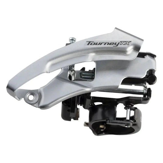 Shimano Tourney TX FD-TX800 Top-Swing Clamp Band Mount 3X8/7-Speed Front Derailleur SHIMANO MADOVERBIKING