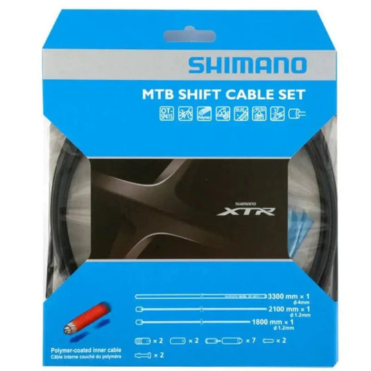 Shimano XTR Polymer Coated MTB Shift Cable Set For M9000 SHIMANO MADOVERBIKING