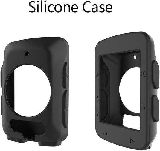 Silicone Case for Garmin Edge 520/520+/820/820+ with Screen Protector (GPS Computer Accessories)