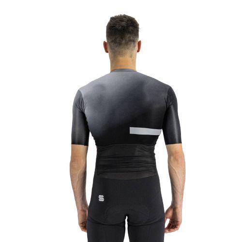 Load image into Gallery viewer, Sportful Bomber Mens Race Suite (Black Ice/Grey) - MADOVERBIKING
