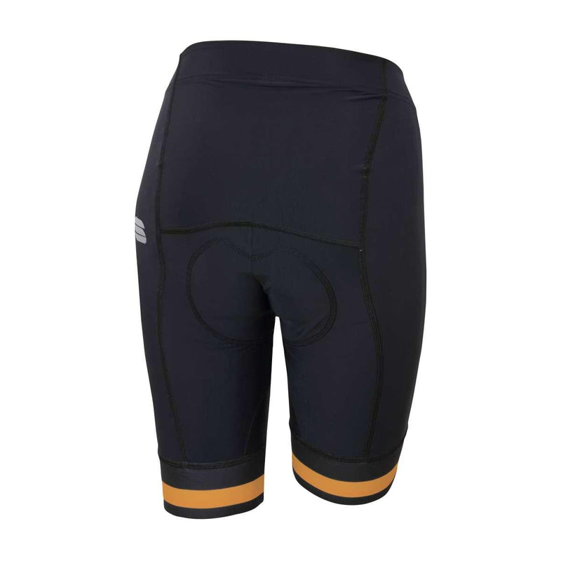 Load image into Gallery viewer, Sportful Classic Womens Cycling Shorts (Black/Gold) - MADOVERBIKING
