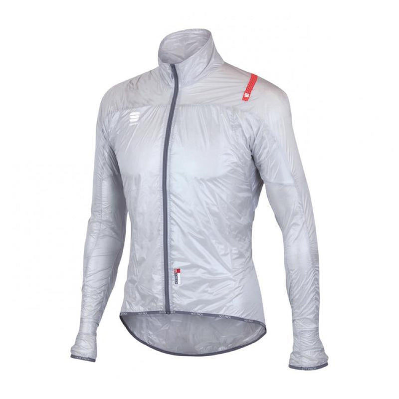 Load image into Gallery viewer, Sportful Rain Hot Pack Ultralight Jacket - Silver - MADOVERBIKING
