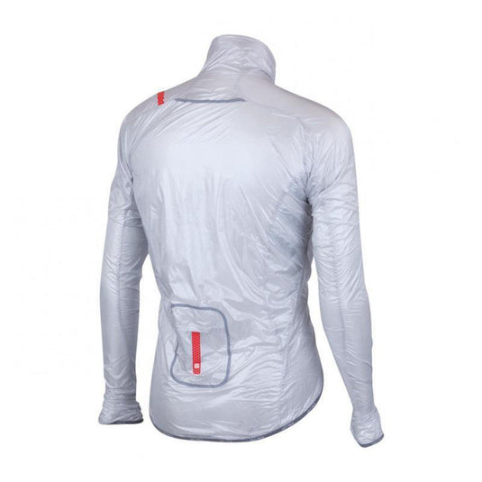 Sportful Rain Hot Pack Ultralight Jacket - Silver - MADOVERBIKING