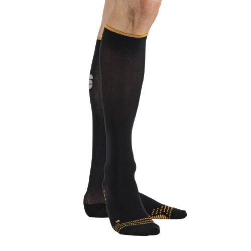 Load image into Gallery viewer, Sportful Recovery Unisex Cycling Socks (Black Orange Sdr) - MADOVERBIKING
