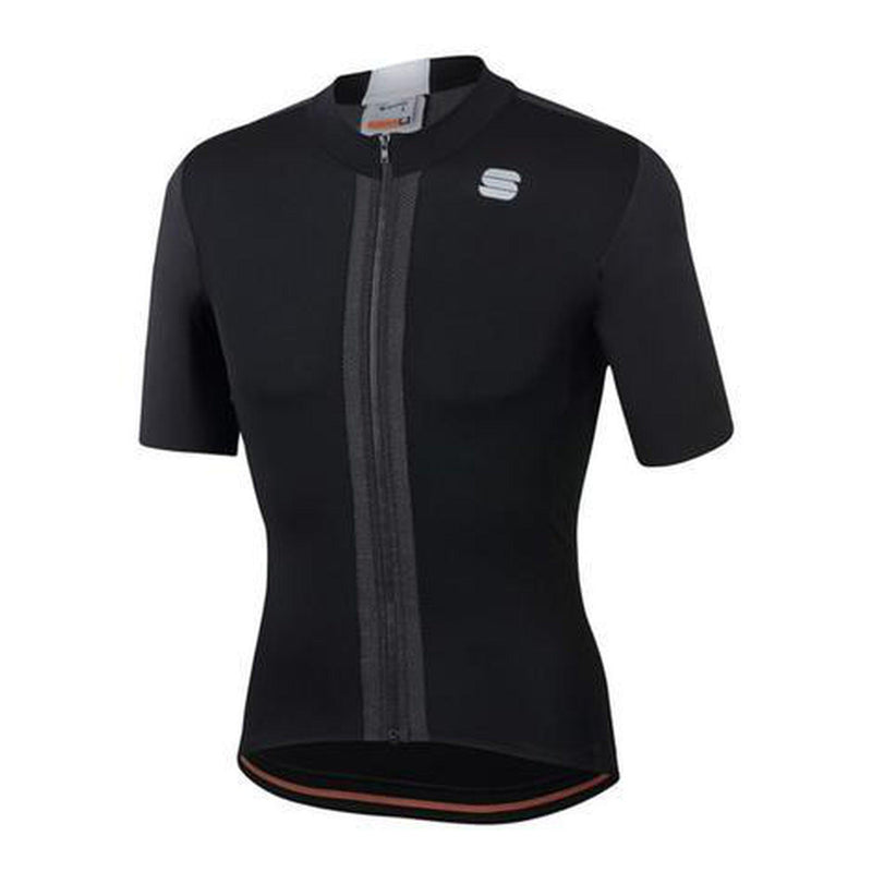 Load image into Gallery viewer, Sportful Striker Mens Cycling Jersey (Black/White) - MADOVERBIKING
