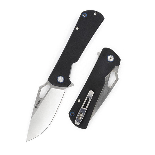 SRM Folding Blade Knife 1168-Black - MADOVERBIKING