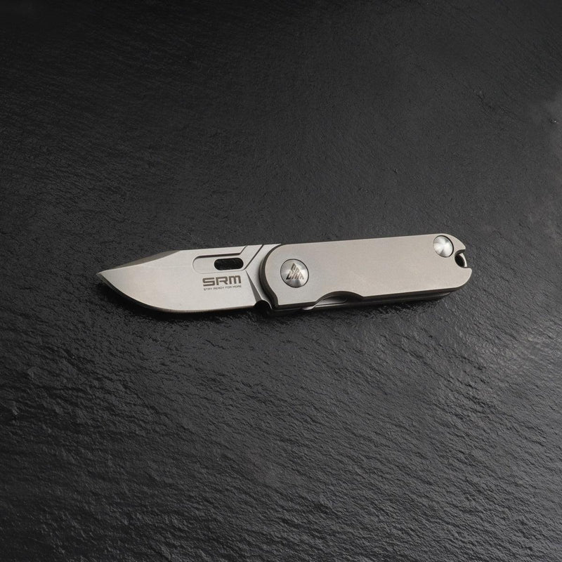 Load image into Gallery viewer, SRM Folding Blade Knife 418S Grey - MADOVERBIKING
