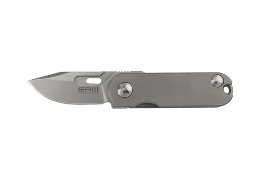 SRM Folding Blade Knife 418S Grey - MADOVERBIKING