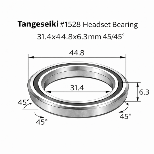 TANGESEIKI  HEADSET BEARING | 1528 (31.4X44.8X6.3 MM 45/45°)
