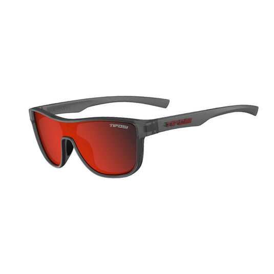 Tifosi Sizzle Sunglasses - Satin Vapor/Smoke Red - MADOVERBIKING