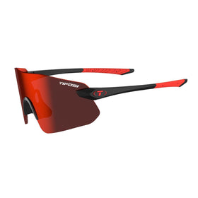 Tifosi Vogel SL Sunglasses - Matte Black Smoke Red - MADOVERBIKING