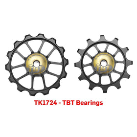 Token Rd Pulley Set For Shimano R9100/R800/R700 And Sram Long Cage Rd Upper 12T Lower 14T