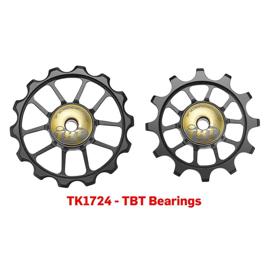 Token Rd Pulley Set For Shimano R9100/R800/R700 And Sram Long Cage Rd Upper 12T Lower 14T - MADOVERBIKING