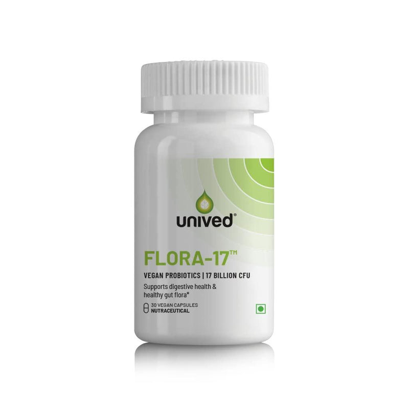 Load image into Gallery viewer, Unived Flora-17™ | Vegan Probiotics with 17 Billion Active Multi-Strain Cultures per Capsule | Digestive, Immune, and Gut Health | for Athletes &amp; Active Individuals | One Month Supply - MADOVERBIKING
