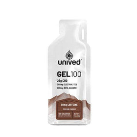Unived Gel 100 - Box Of 6 - Cocoa Choco (50Mg Caffeine) - MADOVERBIKING