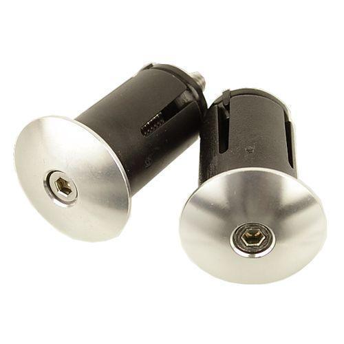 Load image into Gallery viewer, Velo Orange Alloy Bar Plugs (Silver) - MADOVERBIKING
