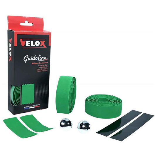 Velox Guidoline New High Grip 1.5 Handle Bar Tape Green - MADOVERBIKING