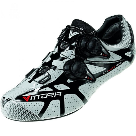 Vittoria Road Cycling Shoes Carbon Sole Ikon White - MADOVERBIKING