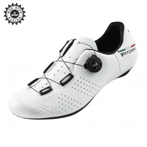 Vittoria Road Cycling Shoes Nylon Sole Classic White
