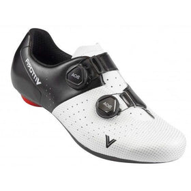 Vittoria Veloce Road Cycling Shoes (Black/White) - MADOVERBIKING