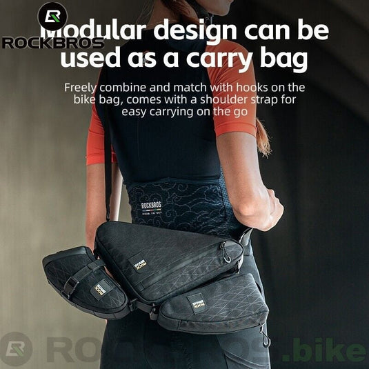 Bike Packing Bags Combo | Three Bag Set for Frame, Top Tube & Saddle ROCKBROS MADOVERBIKING